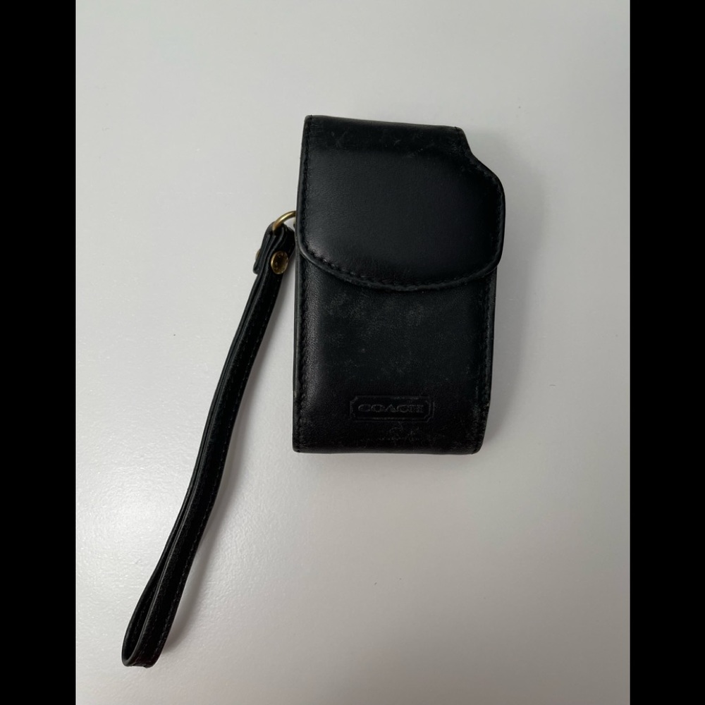 Coach flip phone phone case